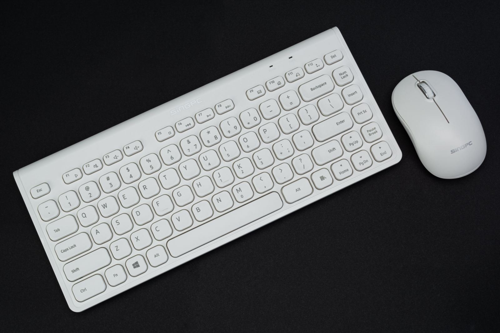 Bộ Bàn Phím và Chuột không dây SingPC WKB-L264CB Trắng | silicom.com.vn