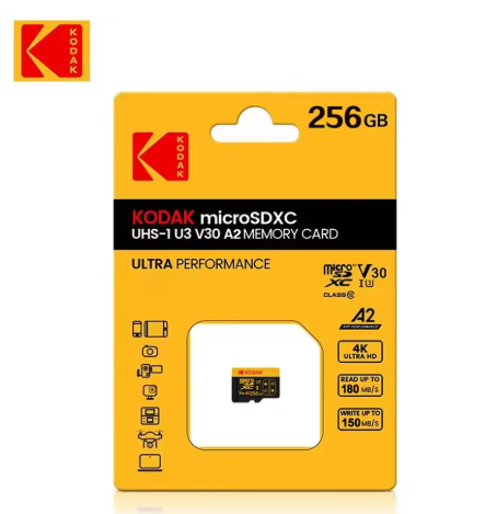 the-nho-kodak-microsd-256gb-uhs-i-u3-v30-a2-chuyen-dung-cho-game